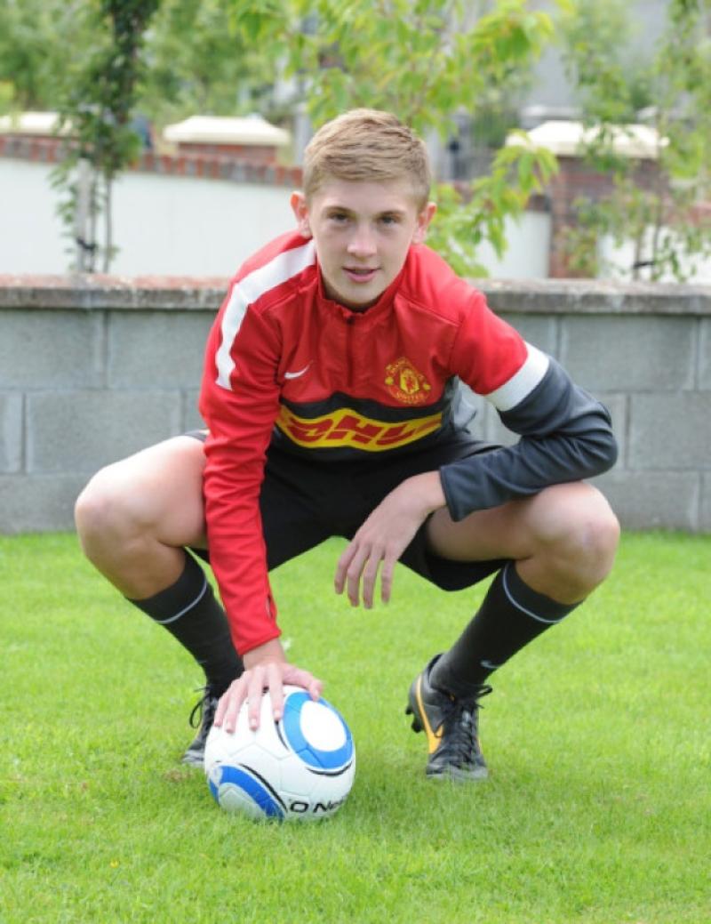 Manchester United bound Jimmy Dunne from Blackrock  Photo Arthur KInahan