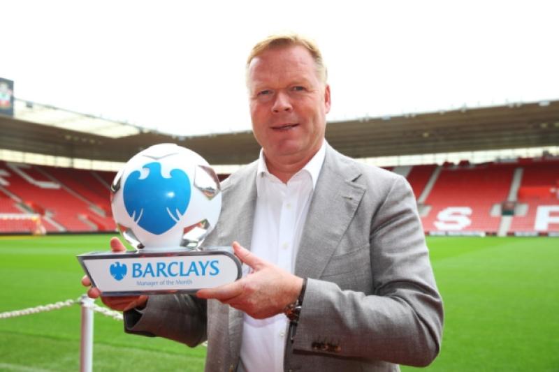 Former Barcelona star Ronald Koeman has lifted Southampton into the Champions League places