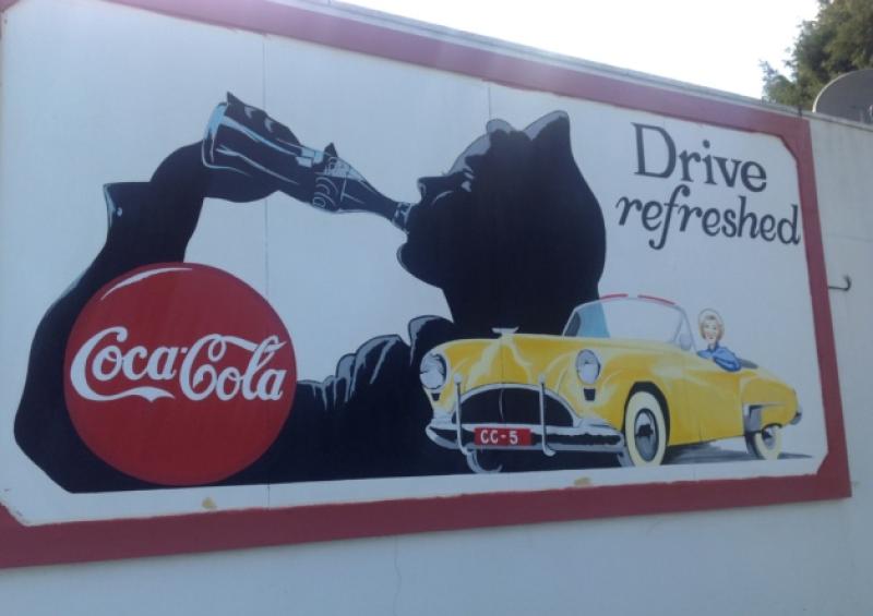 Blackrock artist creates piece of 
local art history at Kilsaran shop 