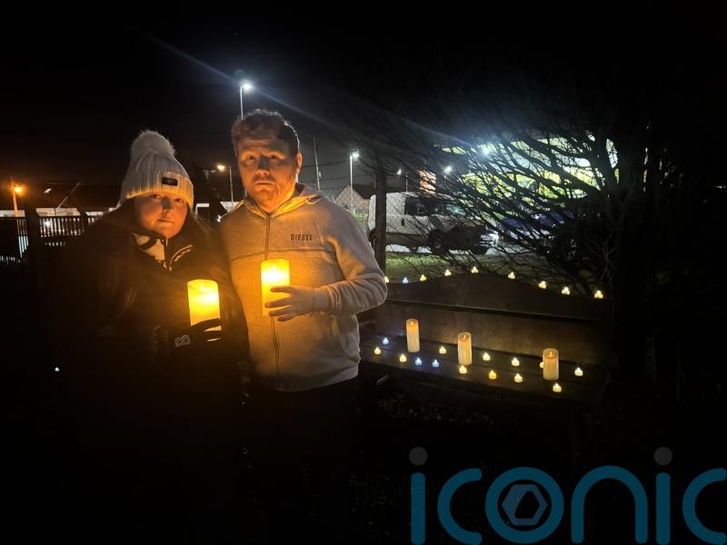 Hundreds gather at vigil for Edenderry house fire attack victims