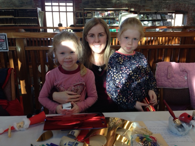 Elaine Griffin from Kilkerley with Amy (7) and Grace (5)
