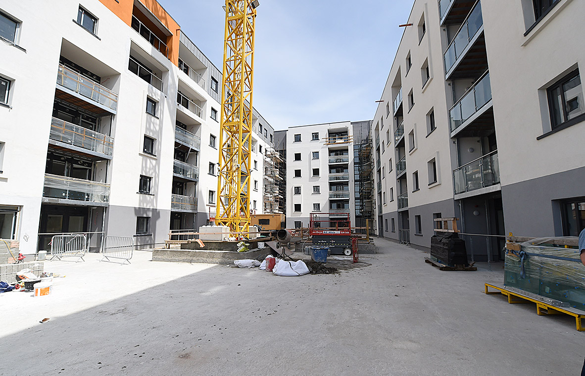 Halliday Mills apartment complex is set for completion next month, with