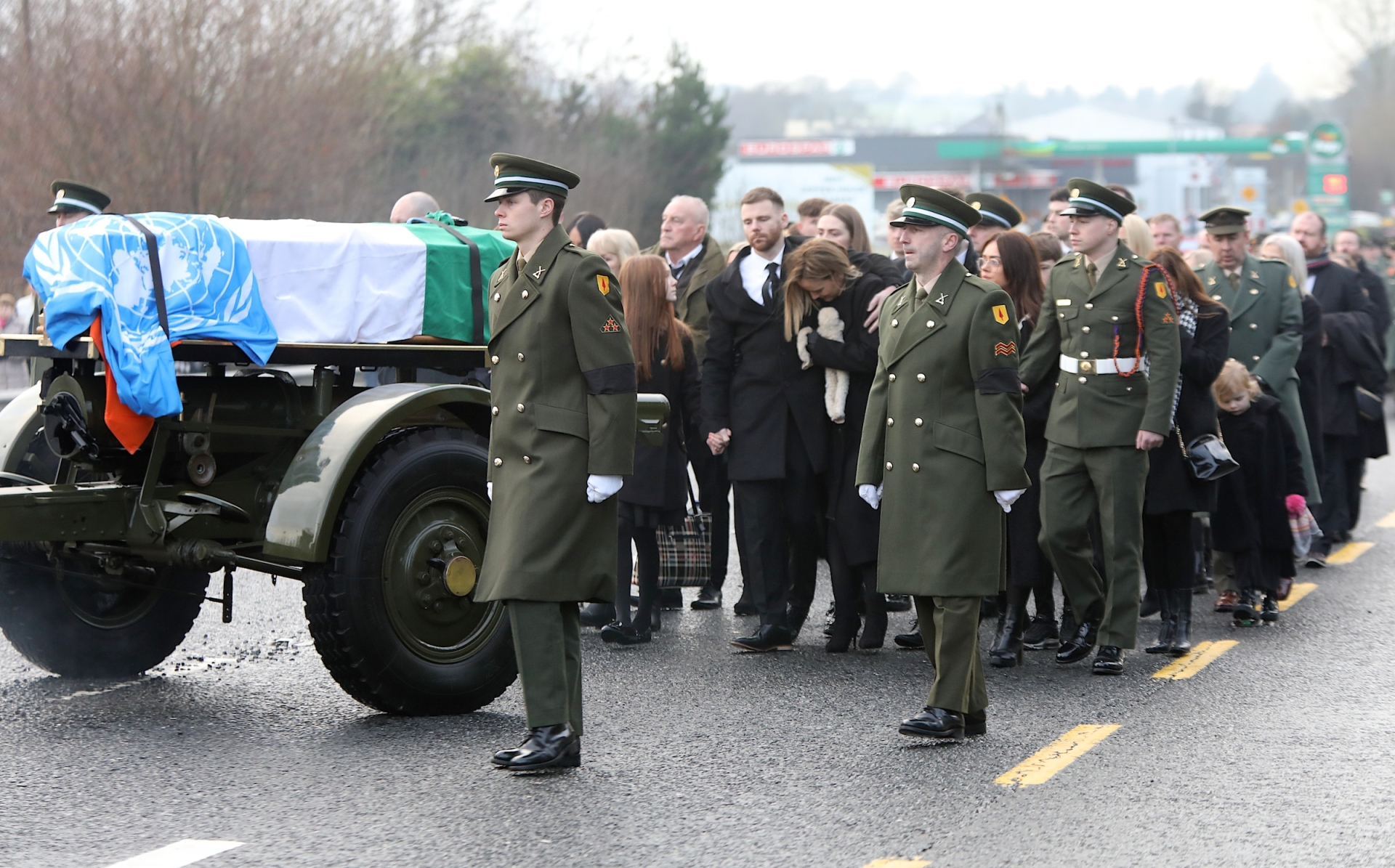 Hero Pte Seán Rooney laid to rest in Donegal Ireland Live
